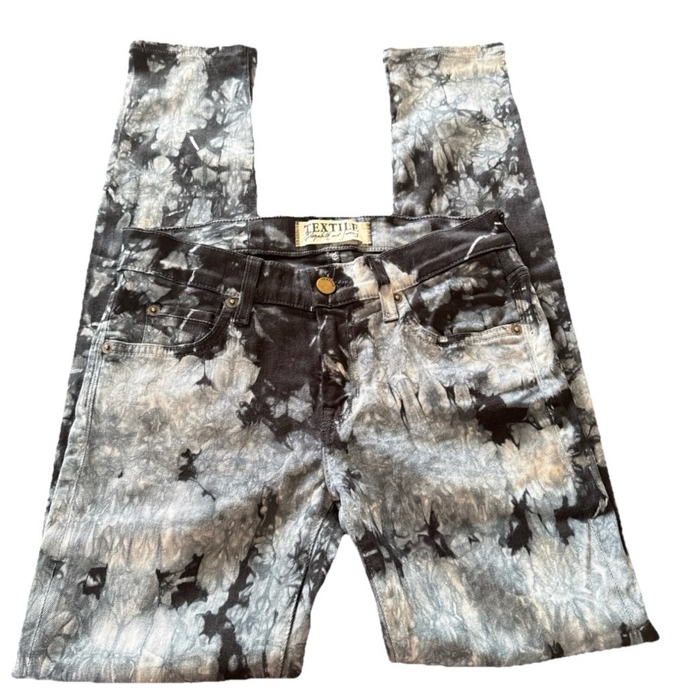 TEXTILE Elizabeth and James Debbie Splatter Skinny Jeans Size 27 NWOT Designer